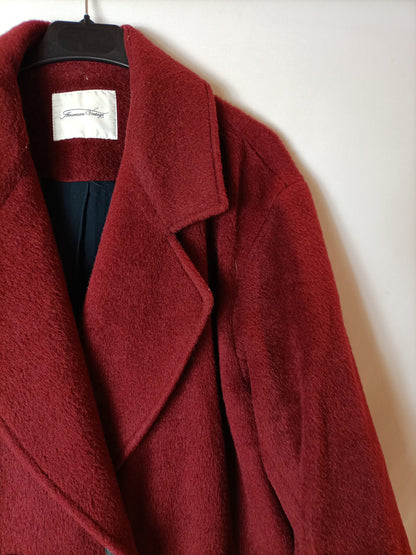 AMERICAN VINTAGE. Abrigo burdeos. T U (m/l)