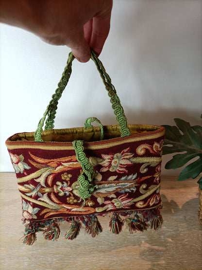 MALABABA. Tassel-printed cloth bag