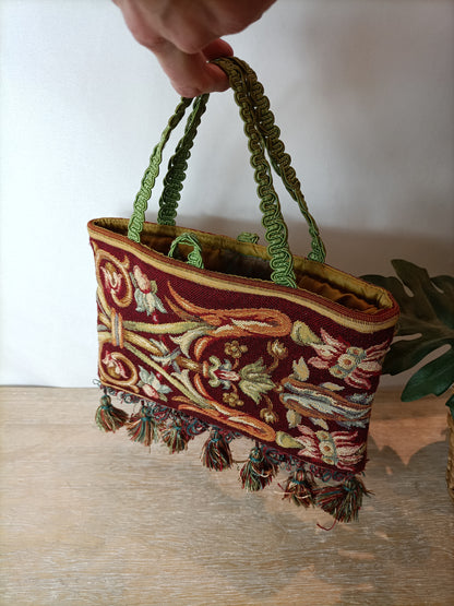 MALABABA. Tassel-printed cloth bag