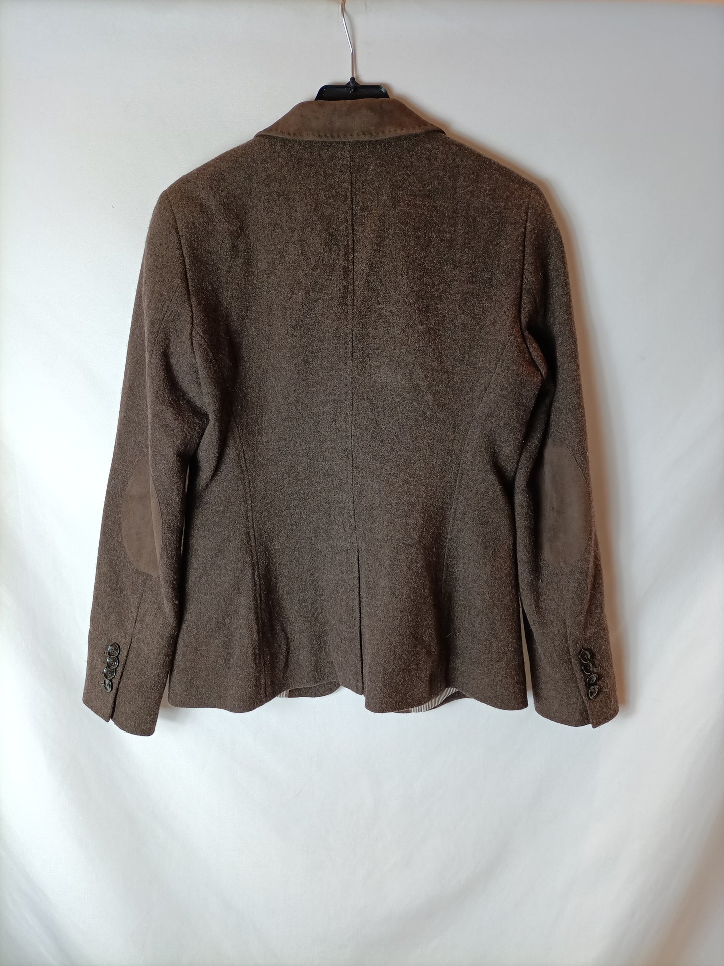 MASSIMO DUTTI. Heathered brown blazer, size 42 (M/L)