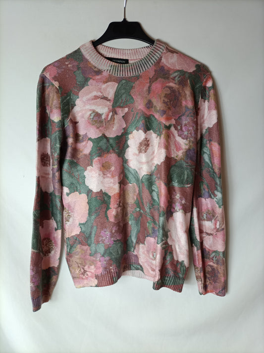 ESCORPION. Jersey fino flores T.m