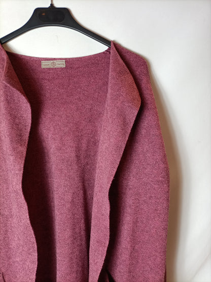 CASUAL CLOTHING. Cárdigan rosa jaspeado T.u(s)