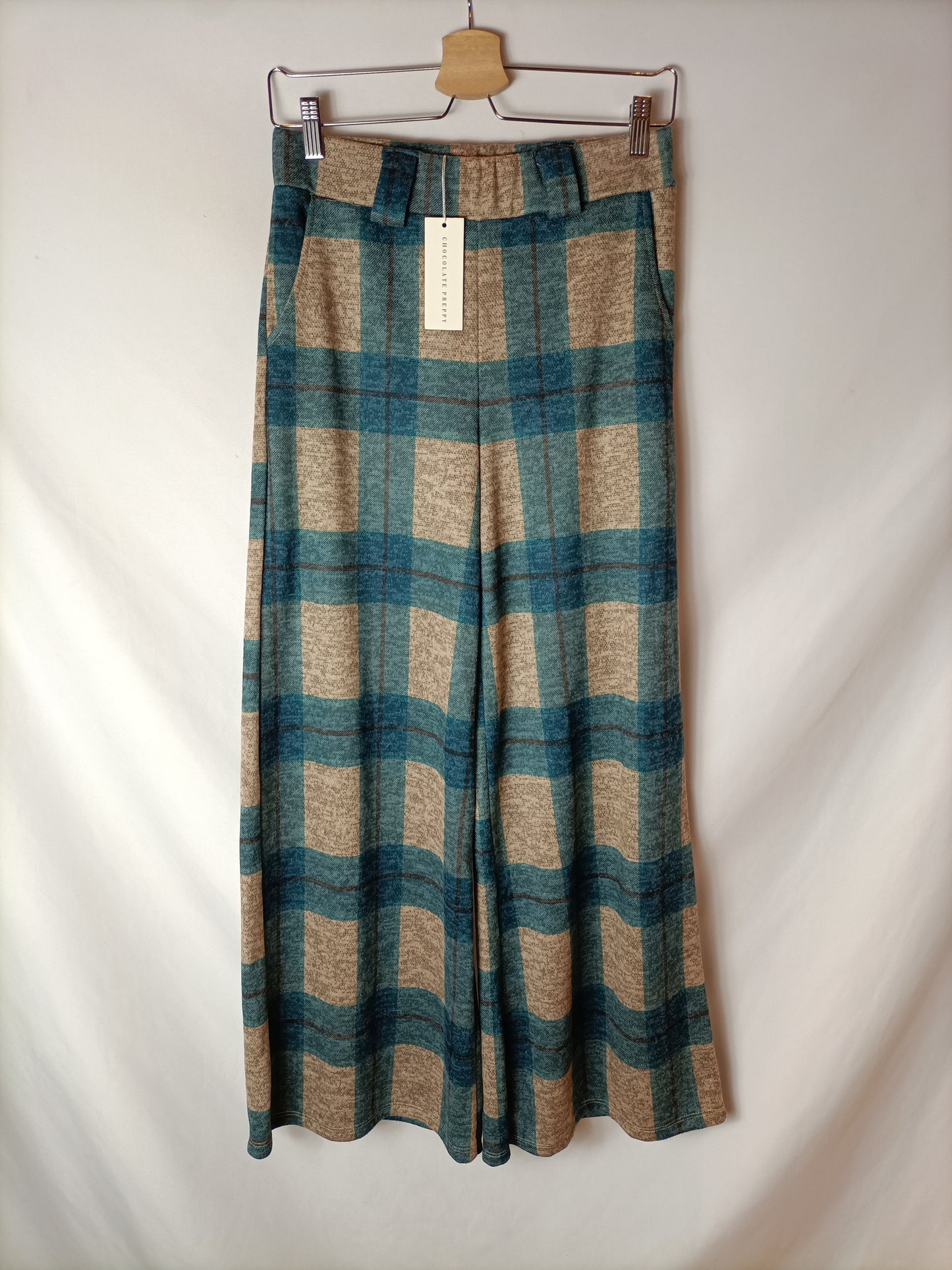 CHOCOLATE PREPPY. Checked culottes (size S/M)