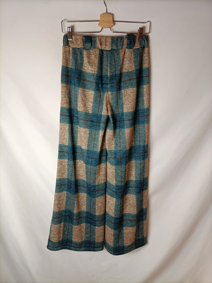 CHOCOLATE PREPPY. Checked culottes (size S/M)