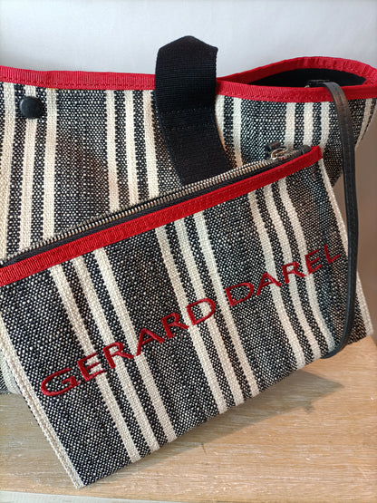 GERARD DAREL. Striped tote bag