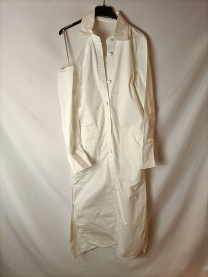 SILVIA TCHERASSI. White shirt dress. S XS