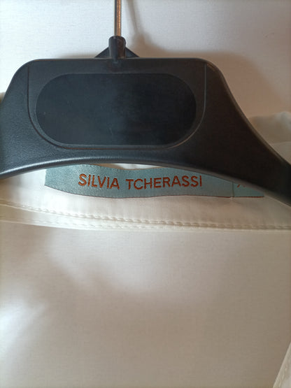 SILVIA TCHERASSI. White shirt dress. S XS