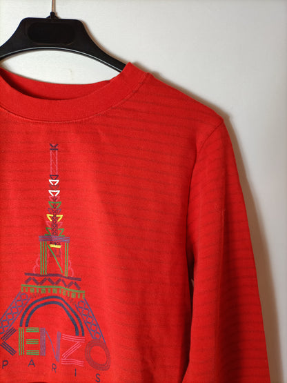 KENZO. Short red sweatshirt. TM