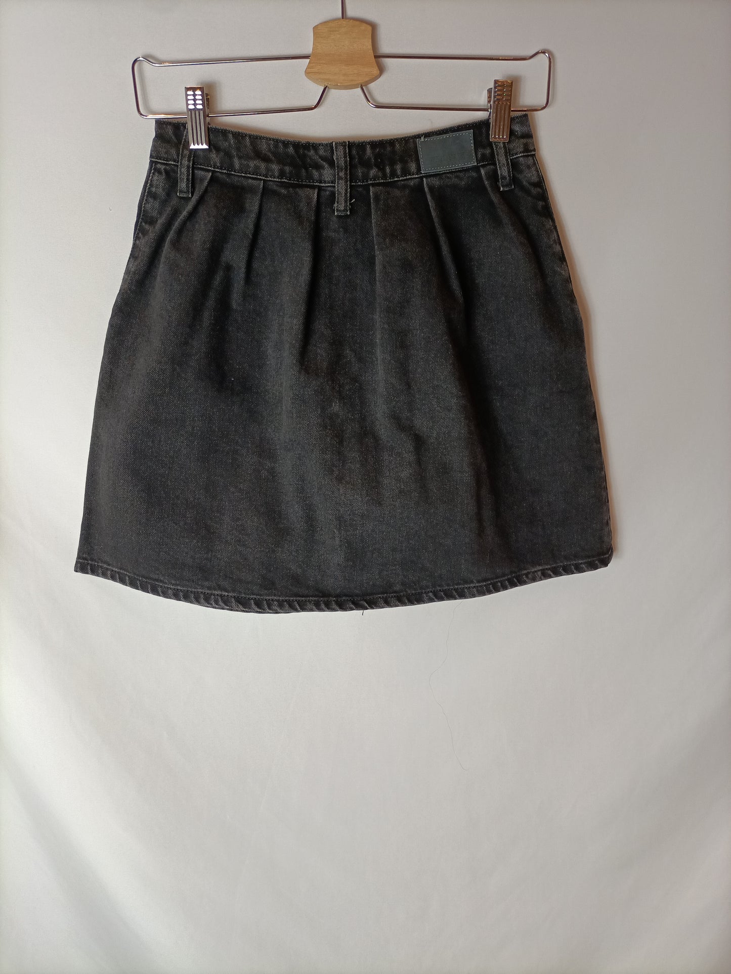 ZARA. Falda denim botones T.xs