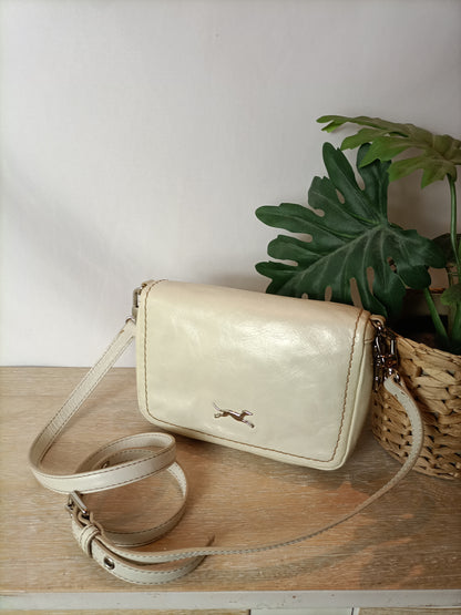BIMBA Y LOLA. Bolso beige piel
