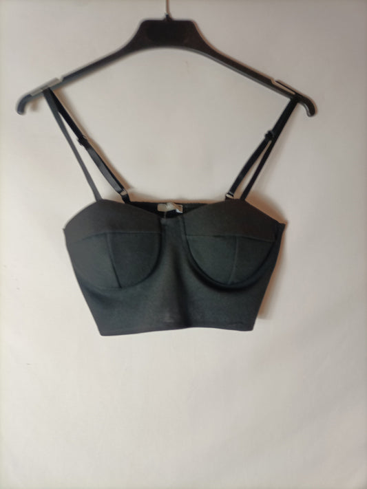 DALECANDELA. Sujetador efecto crop top. T U (S/M)