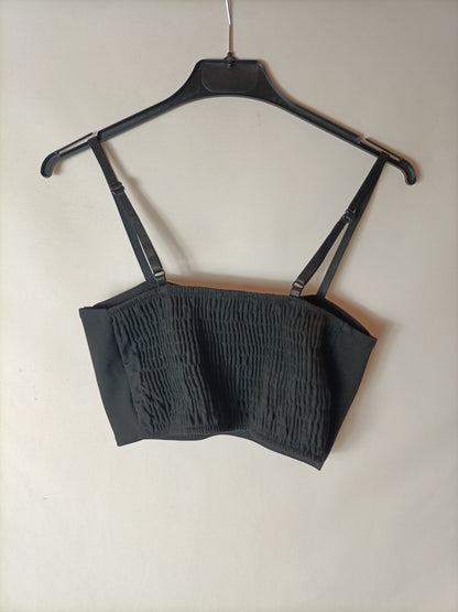 DALECANDELA. Sujetador efecto crop top. T U (S/M)