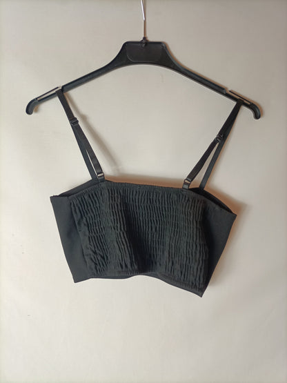 DALECANDELA. Sujetador efecto crop top. T U (S/M)