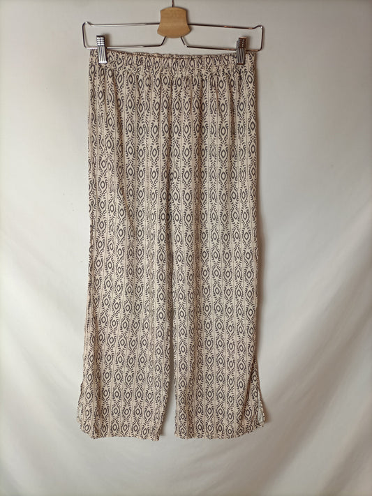 LA PROVENZA. Pantalón fluido estampado. T S