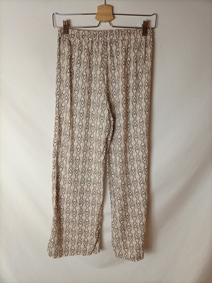LA PROVENZA. Pantalón fluido estampado. T S