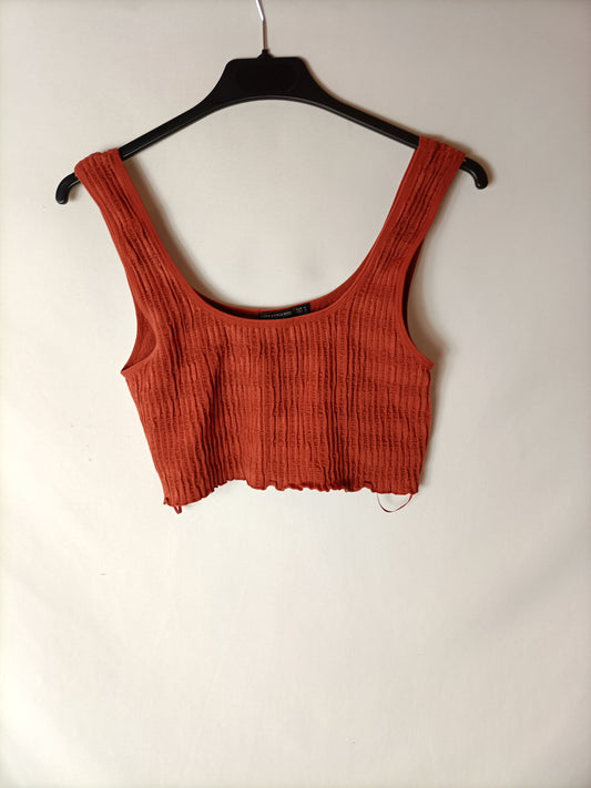 STRADIVARIUS. Top caldera elástico T.m