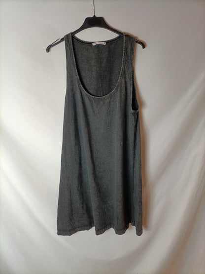 ZARA. Vestido efecto desgastado T.l