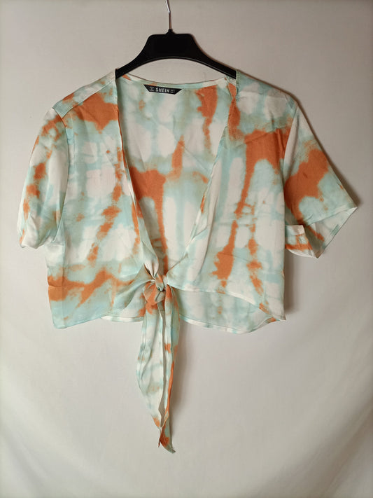 SHEIN. Top efecto tie dye T.l