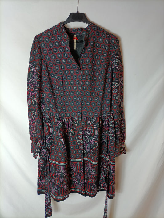 RECUPERAPEPE JEANS. Printed black dress. TL