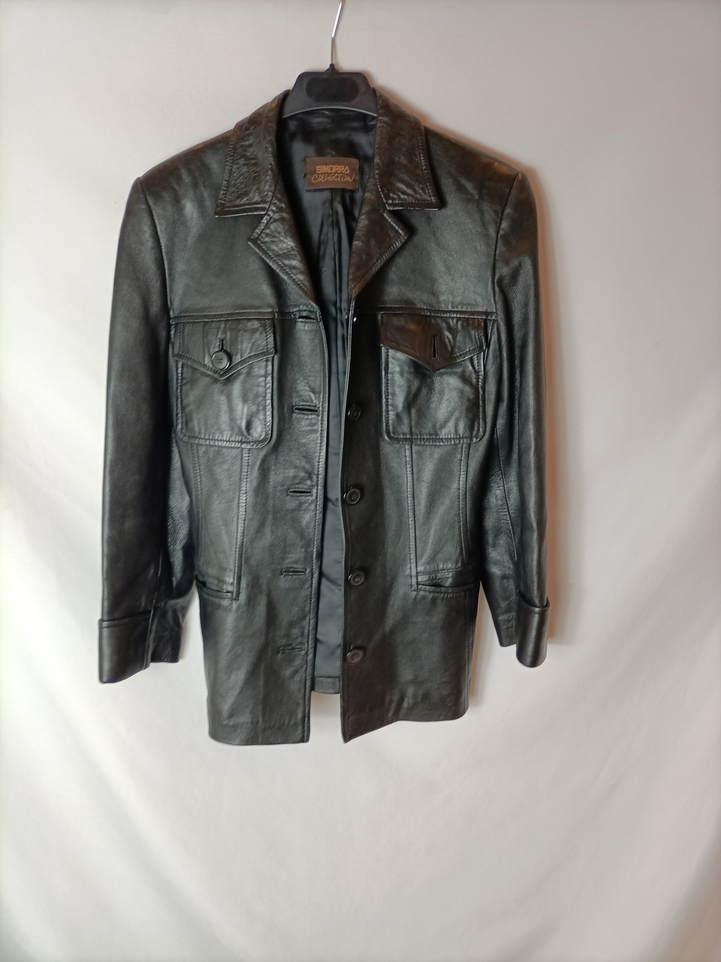 SIMORRA COLLECTION. Black jacket with pockets. XS/S