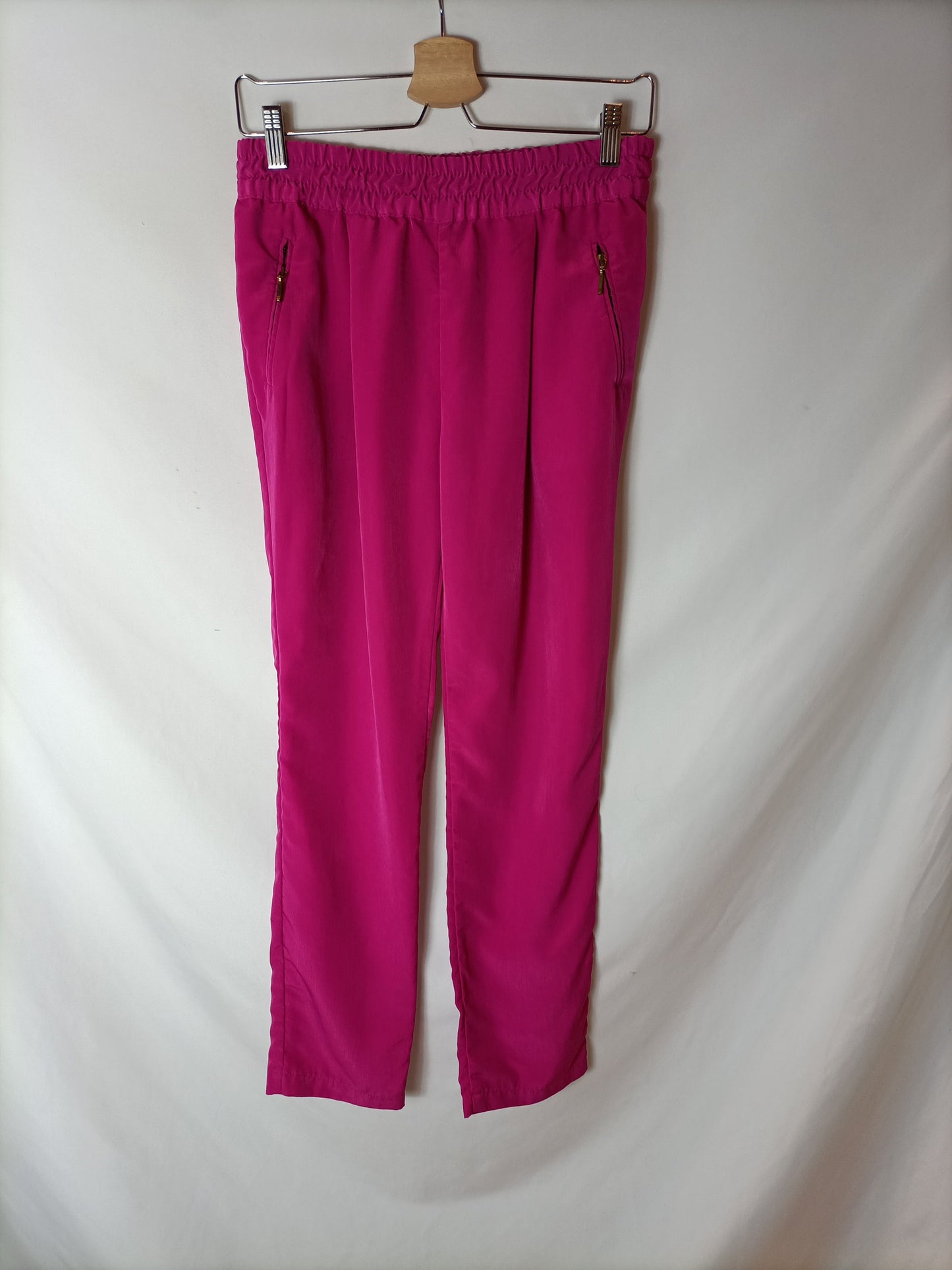 ZARA. Pink flowy trousers. TM