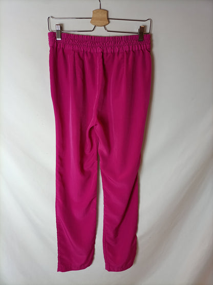 ZARA. Pink flowy trousers. TM