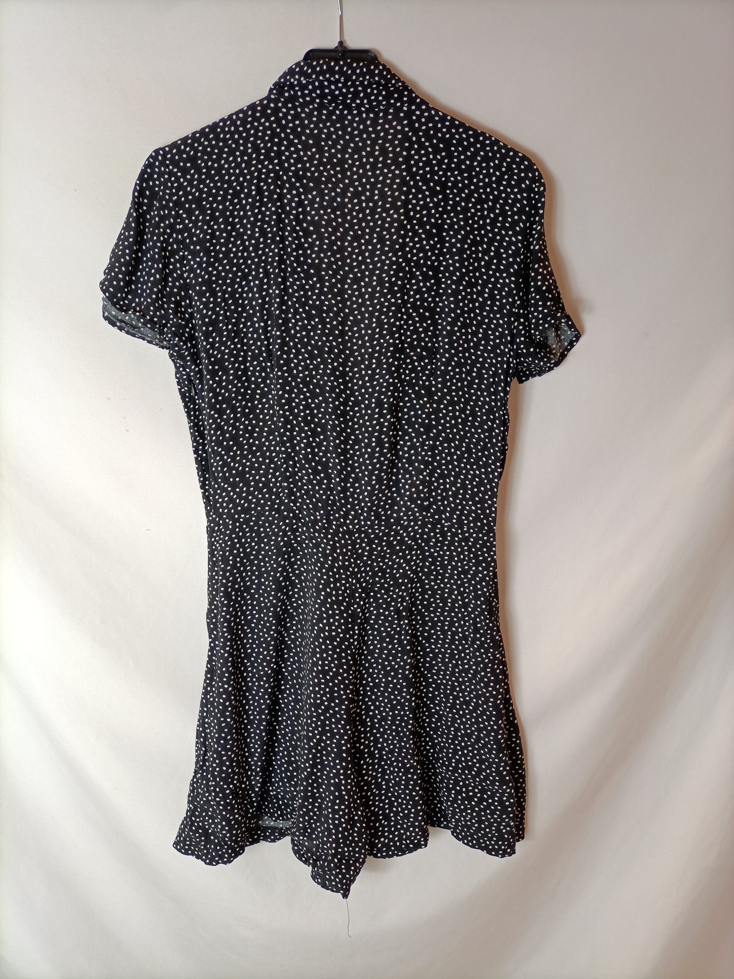 EASY WEAR. Mono corto negro efecto vestido. T M