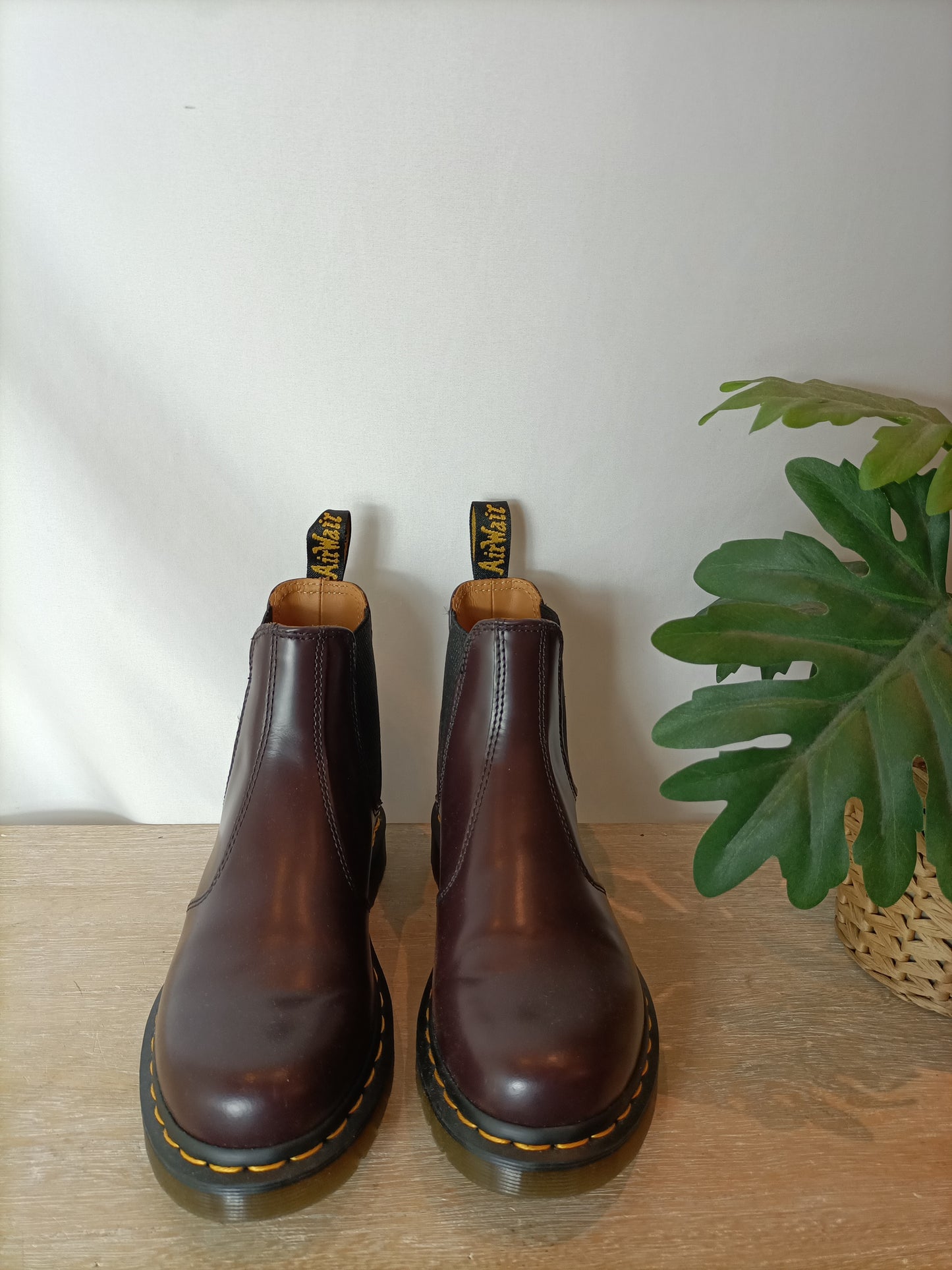 DR. MARTENS. Botas burdeos T.37