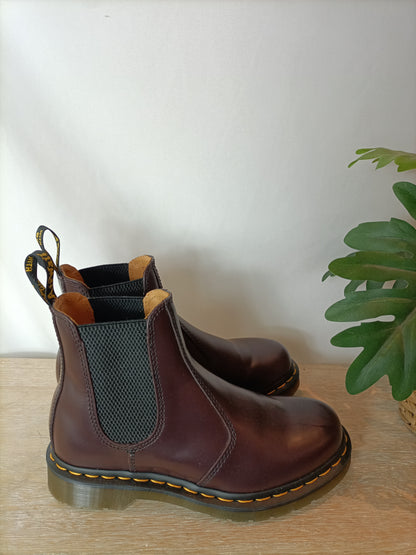 DR. MARTENS. Botas burdeos T.37