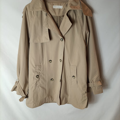 MULAYA. Gabardina beige T.s