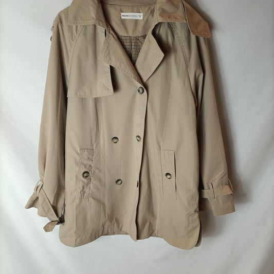 MULAYA. Gabardina beige T.s