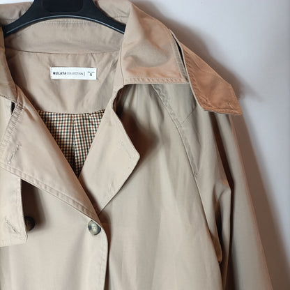 MULAYA. Gabardina beige T.s