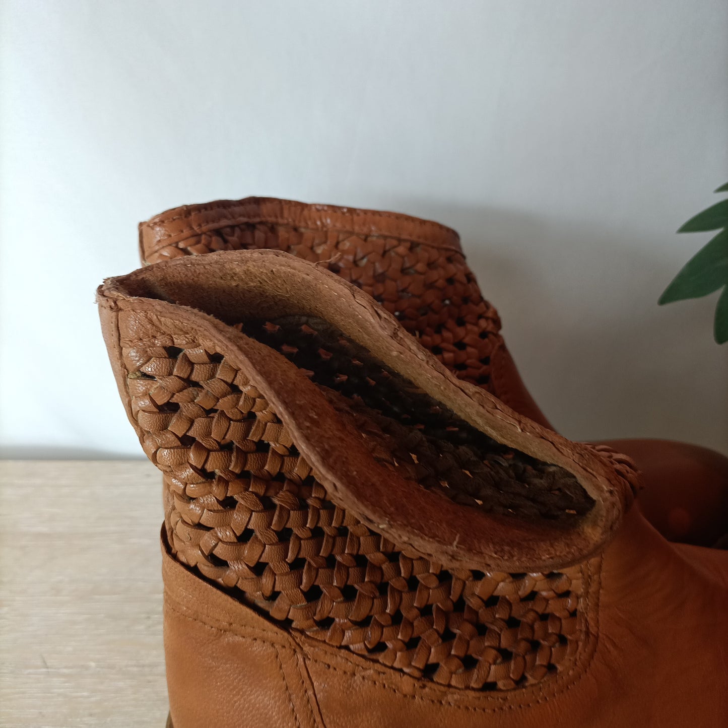 LEVI´S. Botines camel rejilla. T 38 (Tara)