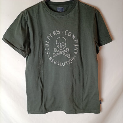 SCALPERS. Gray logo T-shirt. TS (TARA)