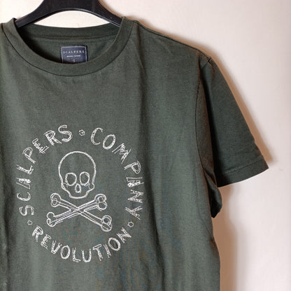 SCALPERS. Gray logo T-shirt. TS (TARA)