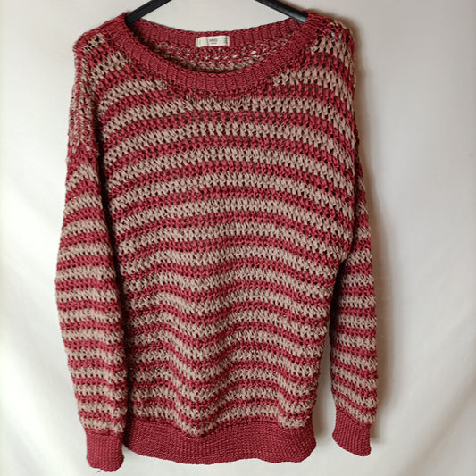 MANGO. Open knit sweater Tm