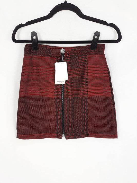 STRADIVARIUS. Falda cuadros talla 38