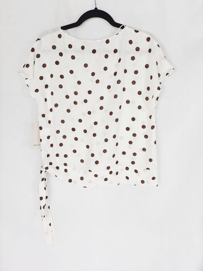 ZARA. Blusa lunares talla XS