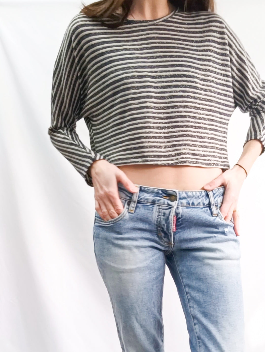 SUBDUED. jersey rayas hilos metalizados T.s