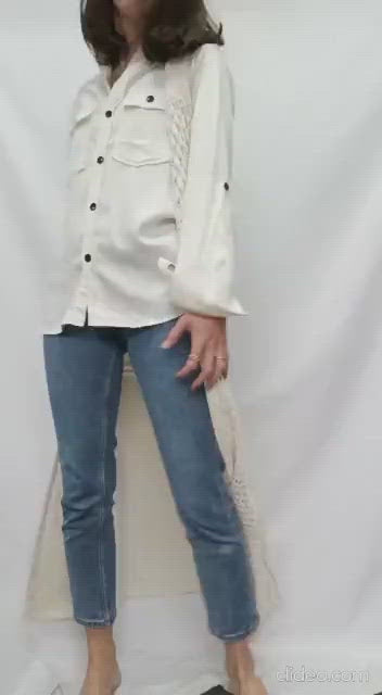 STRADIVARIUS.Chaleco largo croché T.m