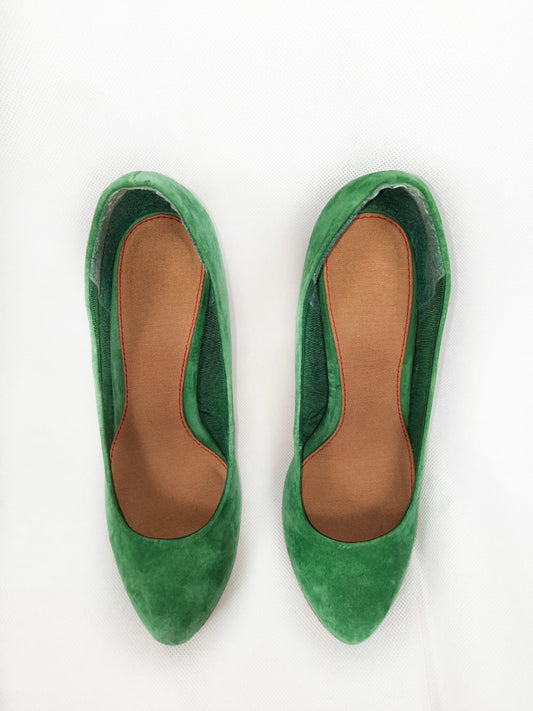 ASOS. Green wedges size 39
