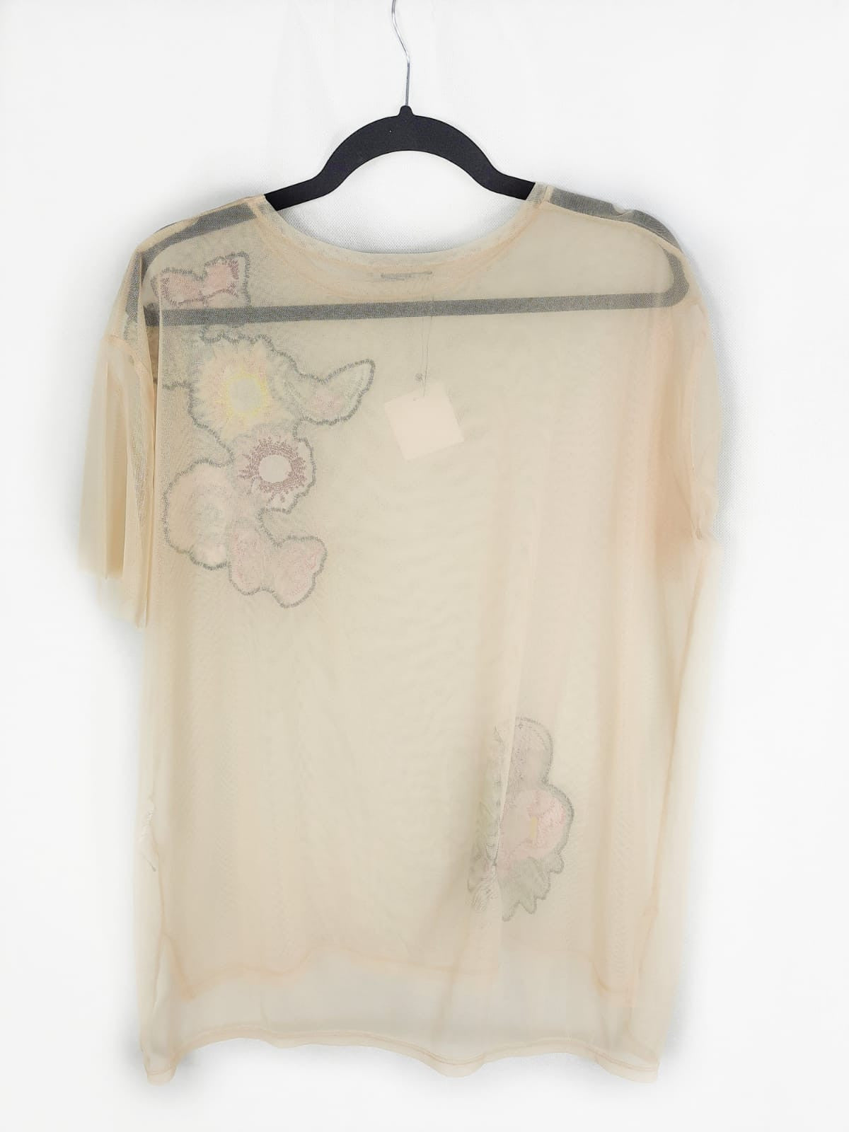 ZARA. Tull rejilla bordada T.s