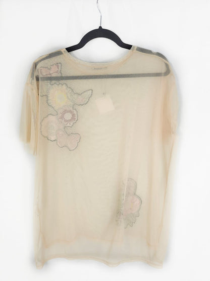 ZARA. Tull rejilla bordada T.s