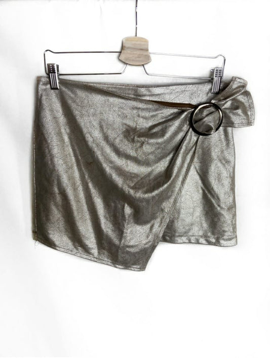 ZARA. Gold skirt, size M