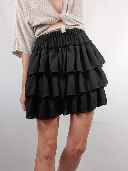 OTRAS. Falda volantes TU. (S)