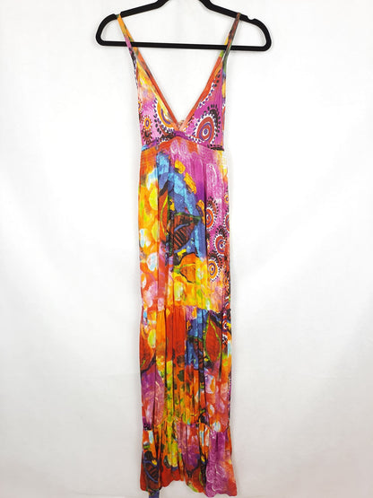 ZARA. Vestido muticolor T. M