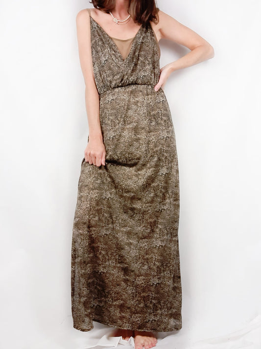 MANGO. Animal print dress, size XS