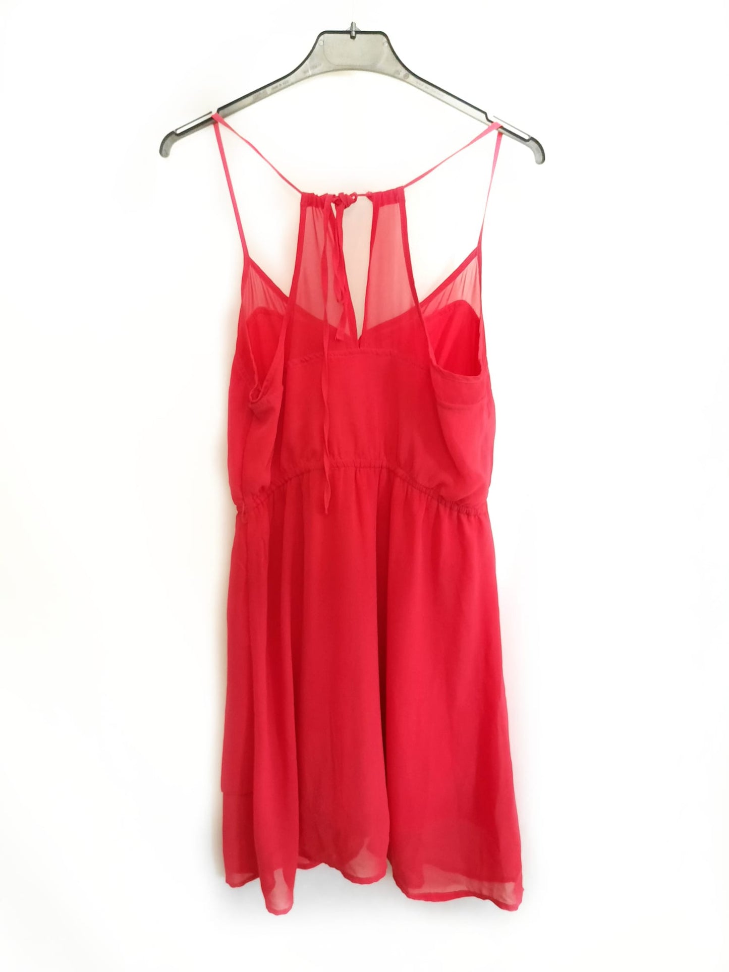 BERSHKA. Vestido rosa T.m