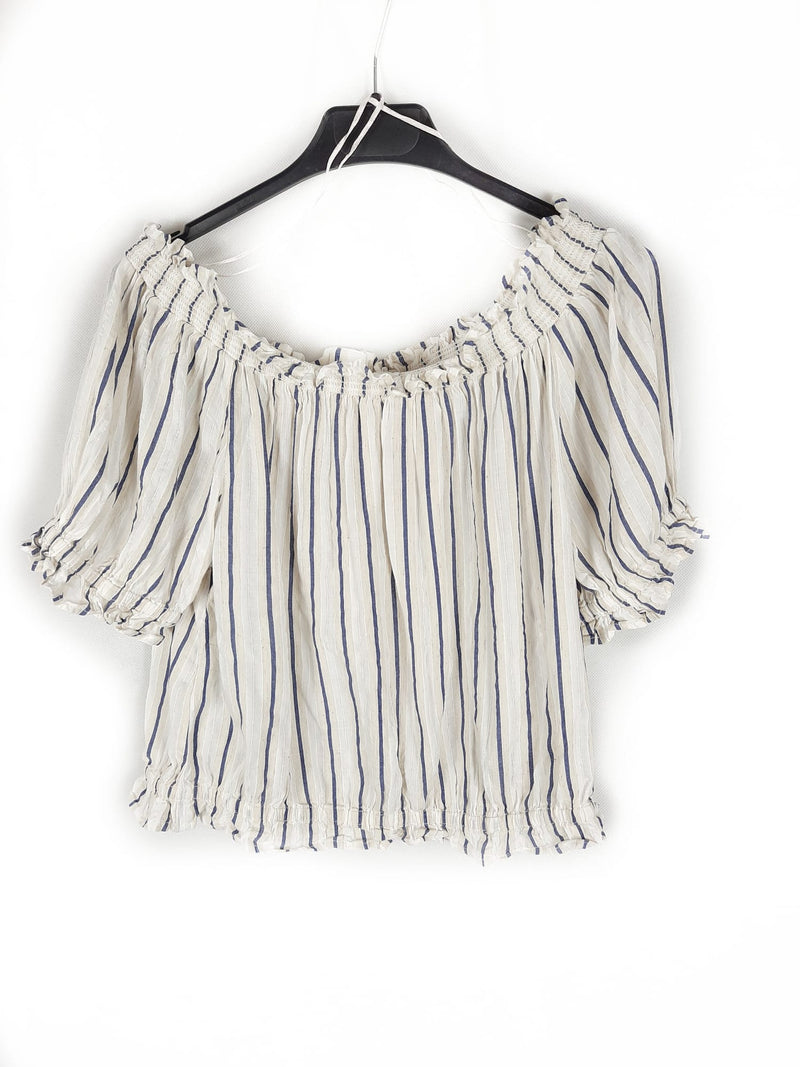 H&M. Top rayas T.40