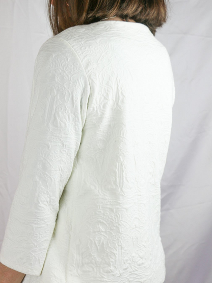 SFERA. Chaqueta blanca T.s